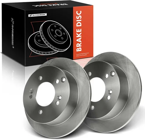 A-Premium Rotores de freno de disco sólido trasero de 10.31 pulgadas (10.315 in) compatibles con modelos seleccionados de Hyundai y Kia - Sonata