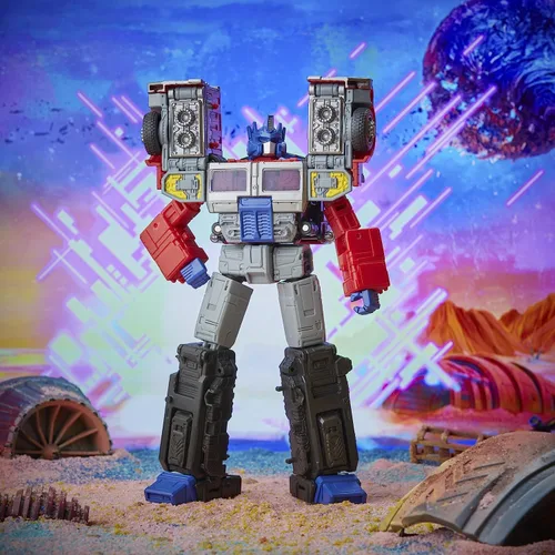 Miniatura 8 de Transformers Toys Generations Legacy Series Leader G2 Universe Laser Optimus Prime - Figura de acción para niños de 8 años en adelante, 7 pulgadas