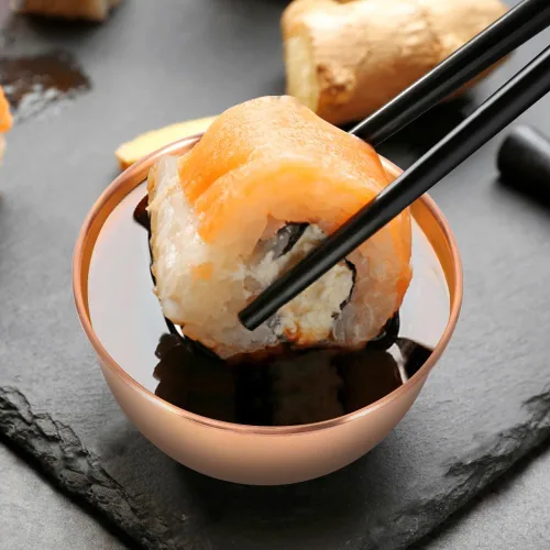 Miniatura 2 de Paquete de 10 platos de salsa de acero inoxidable de 3.3 pulgadas, mini platillos individuales, platos redondos para condimentos para sushi, platos