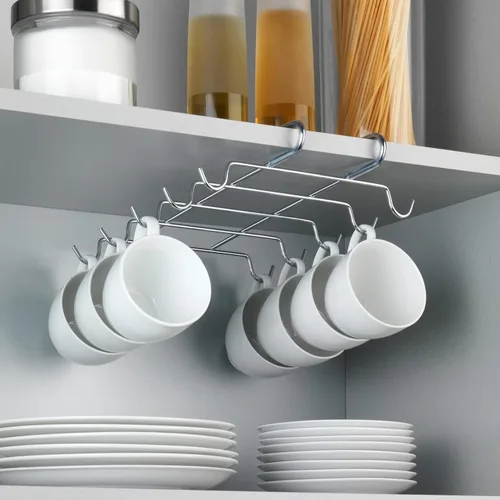 Miniatura 5 de Wenko 2748130100 - Portavasos cromado para 10 tazas (11.0 x 2.0 x 8.7 in)