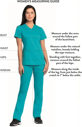 Miniatura 7 de Form Scrubs para mujer, cuello en V elástico de punto CK840