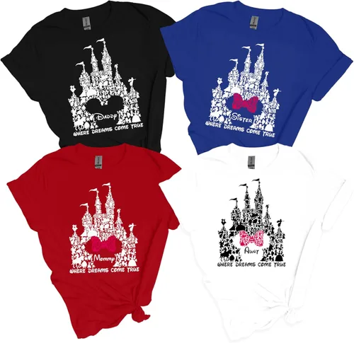 Miniatura 11 de Camisa de cumpleaños personalizada a juego para la familia, camisas divertidas de dibujos animados, camiseta de perro para niños, camisas