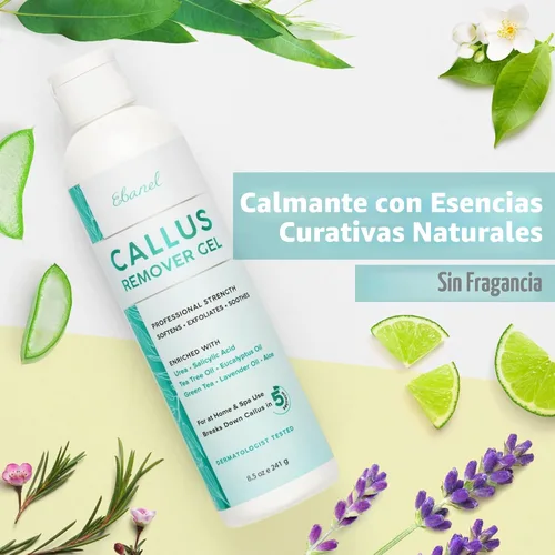 Miniatura 5 de Ebanel Juego de removedor profesional de callos para pies y crema de urea 40% más ácido salicílico 2%, removedor de callos en el talón y pies, gel