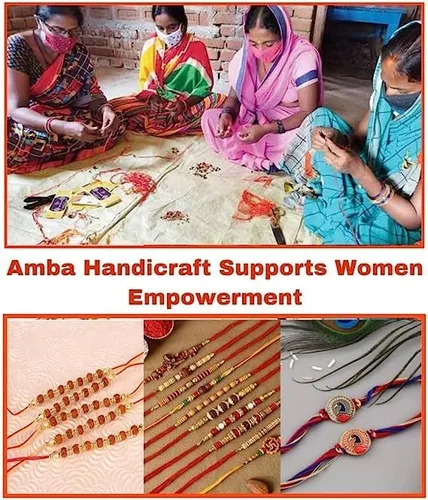 Miniatura 8 de Rakhi para hermanoRakhiRakhi SetRakheeRakhi de diseñadorEnviar Rakhi a EE.UU.Rakhi para hermano con set de regaloRakhi Bhaiya BhabhiRakhi tarjeta