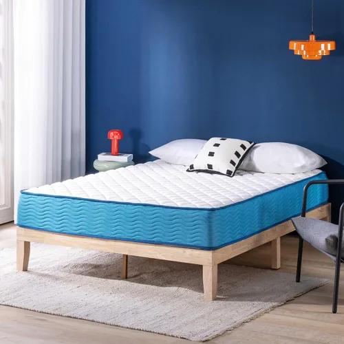 Miniatura 3 de Best Price Mattress Colchón híbrido de 10 pulgadas, superficie firme, espuma de soporte, resortes ensacados, espumas y telas certificadas como