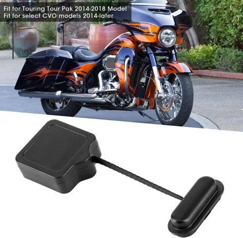 Miniatura 2 de Qiilu Paquete turístico de motocicleta Tapa Tether Street para Road GLIDE Fit para Touring Ultra Electra FLH/T FLHX FLHR FLHTK 2014-2018 Motocicleta