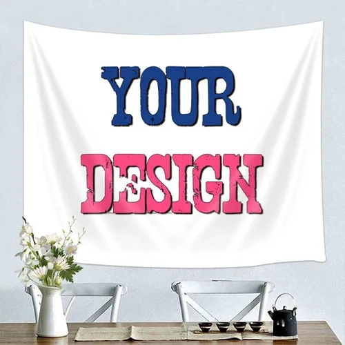 Tapiz personalizado con tu propia imagen, tapiz personalizado con logotipo, tapiz de pared para sala de estar, tapiz de decoración de disfraz (28