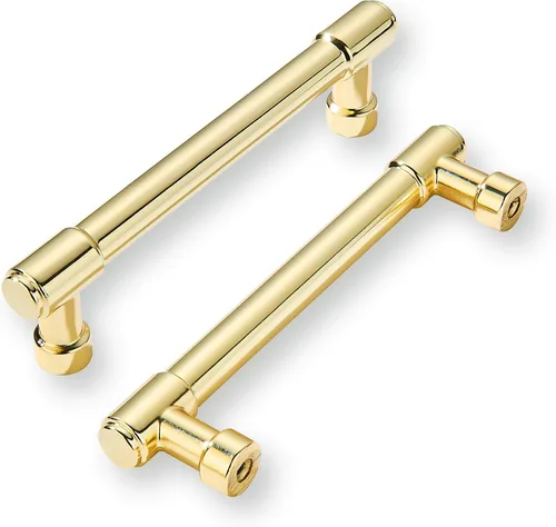 Miniatura 153 de khtumeware - Juego de 2 tiradores grandes para gabinete, diámetro 1-3/4 pulgadas, zinc resistente, para cajones, puertas y tocadores, color latón