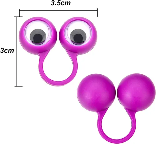 Miniatura 2 de Frienda 30 piezas de marionetas de dedo en los ojos, anillo de globo ocular Googly, juguetes de fiesta para niños, regalos de fiesta, recompensas