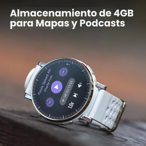 Miniatura 6 de Amazfit Active 3 Premium GPS Running Smart Watch, pantalla AMOLED Sapphire de 1.32 pulgadas, batería de 12 días, 4 GB de almacenamiento, mapas sin
