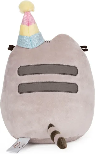 Miniatura 4 de GUND Pusheen - Gato de peluche de pastel de cumpleaños, 9.5 pulgadas