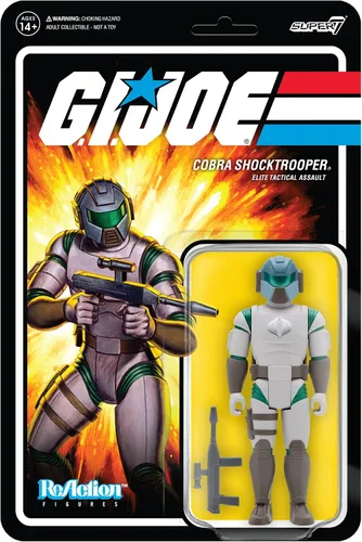 Miniatura 11 de Super7 G.I. Joe Bazooka (Arctic) - Figura de acción G.I. Joe de 3.75 pulgadas con accesorios, coleccionables clásicos de dibujos animados y juguetes