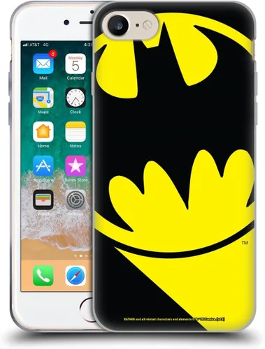 Miniatura 8 de Head Case Designs Funda de gel con licencia oficial de Batman DC Comics Bat Signal Logos [protección de grado militar] compatible con Apple iPhone 7