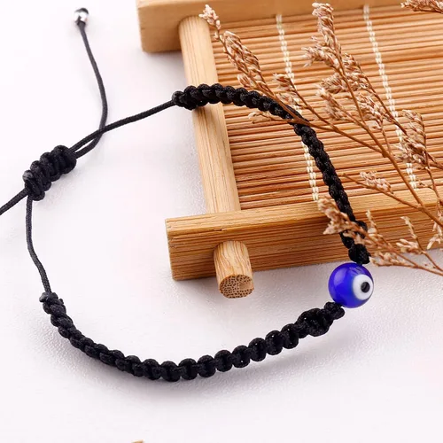 Miniatura 24 de SUMMER LOVE Handmade Jewelry Evil Eye Bracelets with Card,Black Red String Bracelets Kabbalah Protection Luck Amulet for Women Men Friends Pulseras