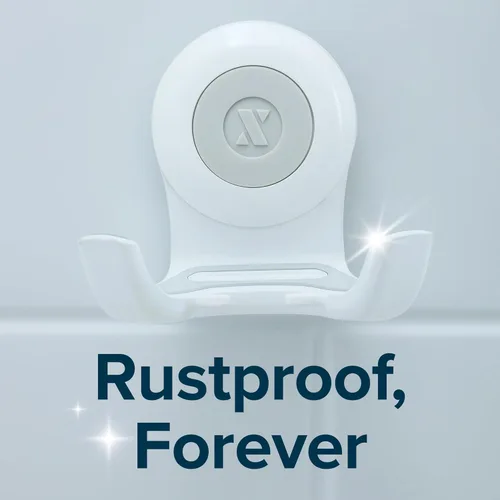 Miniatura 6 de SlipX Solutions On The Dot Power Lock - Gancho con ventosa, soporte para maquinilla de afeitar y soporte para teléfono