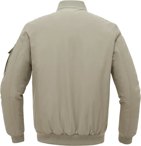 Miniatura 2 de BGOWATU - Chaqueta para hombre, impermeable, acolchada, tipo bomber, casual, para otoño e invierno, cálida y acolchada