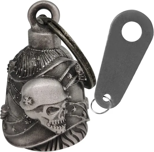 Miniatura 13 de Dream Apparel Campana de motocicleta Guardian Angel Drive Away Gremlin, campana de motociclista para hombres y mujeres, regalo de buena suerte Águila