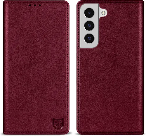 Miniatura 16 de ZZXX Funda tipo cartera para Samsung Galaxy S22 Plus con bloqueo RFID, soporte de ranura para tarjetas, funda protectora de cuero magnético fuerte