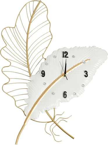 Miniatura 8 de Reloj de pared grande de 20 pulgadas, moderno reloj de pared de péndulo de mariposa, decoración artística silenciosa, sin tictac, decoración