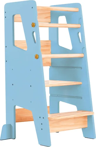 Miniatura 10 de OCODILE Torre de Pie para Niños Pequeños - Taburete Ayudante de Cocina con Altura Ajustable para Niños Pequeños - Taburete de Cocina Ideal para 2