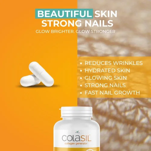 Miniatura 5 de Colasil Cápsulas potenciadoras de colágeno – Sílice orgánica (OSA) + generador de colágeno hidrolizado para cabello, piel, uñas, huesos