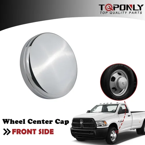Miniatura 2 de TQPONLY Tapa central cromada de doble rueda delantera Compatible con accesorios Dodge Ram 3500 2003-2017 Ruedas dobles de 1 tonelada de 17
