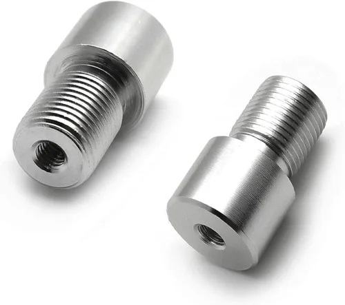 Adaptador de espejo de extremo de barra M6 hembra en el sentido de las agujas del reloj compatible con FZ 07 09 XSR900 SMAX [P/N: MT325-003 X2-SR]
