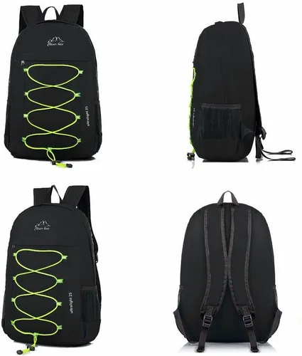 Miniatura 3 de Mochila de senderismo resistente al agua, para exteriores CLEVER BEES Negro