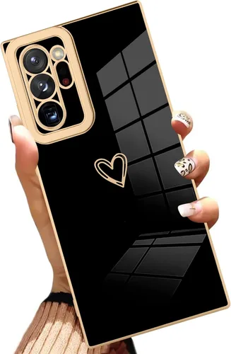 Miniatura 7 de AIGOMARA Funda compatible con Samsung Galaxy Note 10 Plus con diseño de corazón, cubierta de teléfono de cuerpo completo, protección a prueba de Rosa