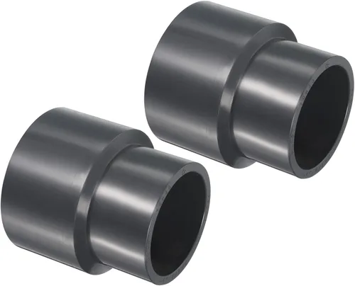 Miniatura 43 de PATIKIL UPVC Reductor de tubería de montaje de 1-1/2 "x 1" Socket Schedule 80, conector adaptador de acoplamiento recto, gris