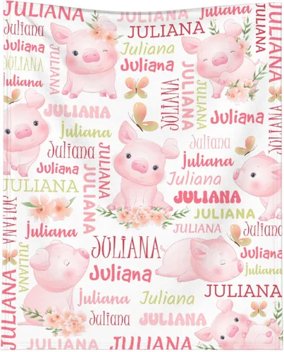 Miniatura 26 de Just A Girl Who Loves Pigs - Manta tipo throw de felpa mullida de franela para siesta para viajes, picnic, cama, sofá, cálida y acogedora para todas