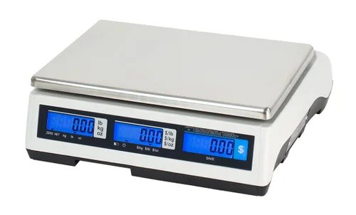 Miniatura 2 de CAS S2000 Jr - Báscula electrónica de cálculo de precios, capacidad de 60 libras, rango doble, báscula de alimentos comerciales certificada por NTEP