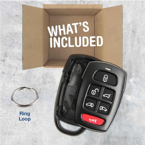 Miniatura 3 de KeylessOption Carcasa para llave remota sin llave para Kia Sedona Mini Van Hyundai Entorage