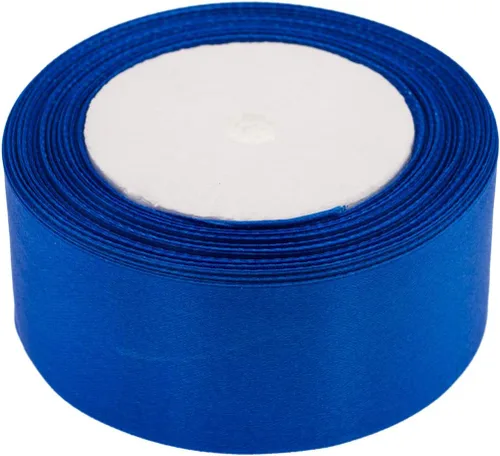 Miniatura 2 de Atrbb Cinta de satén de 25 yardas, 1-1/2 pulgadas de ancho, perfecta para bodas, lazos hechos a mano y envoltura de regalos, azul rey Azul real