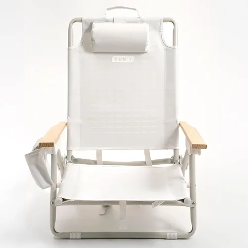 Miniatura 7 de SUN'Y Escapes - Silla de playa tipo mochila, fabricada con plásticos encuadernados al océano, personalizable con accesorios MOLLE, ultraligera