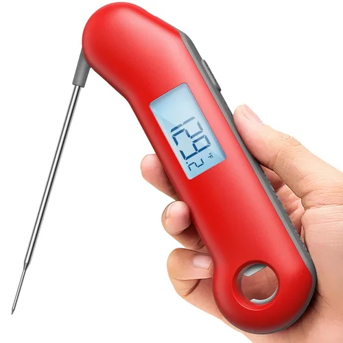 Miniatura 7 de Termómetro Profesional para Carne Digital, 3 Veces Más Rápido con Lectura Instantánea de 0.5 Segundos, Certificado NIST con Precisión ±0.5°F, 100%