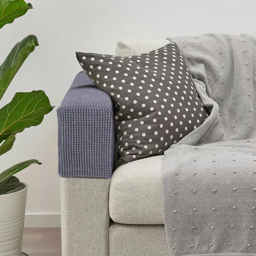 Miniatura 9 de SUPVOX Funda elástica universal para reposabrazos de sofá, 2 piezas, protector de reposabrazos elástico de vellón suave para sofá y sillón, toallas