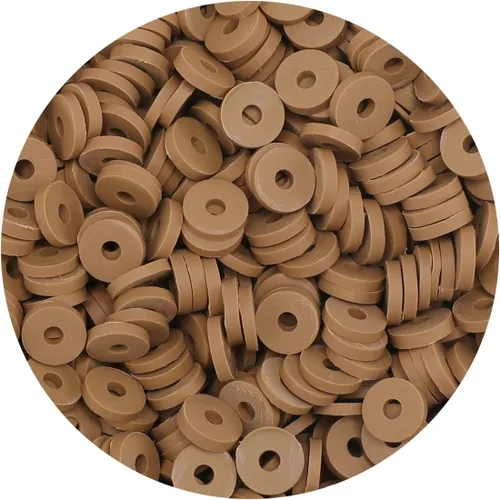 Miniatura 10 de Bundooraking - 2000 piezas Cuentas de arcilla verde (6 mm) para hacer joyas, cuentas Heishi para pulseras, collares y aretes, accesorios