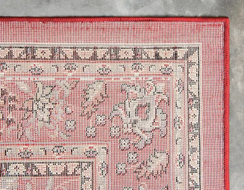 Miniatura 31 de Unique Loom Colección Sialk Hill - Alfombra de área Washington (3 pies 3 pulgadas x 5 pies 3 pulgadas, rectángulo, burdeos/crema)