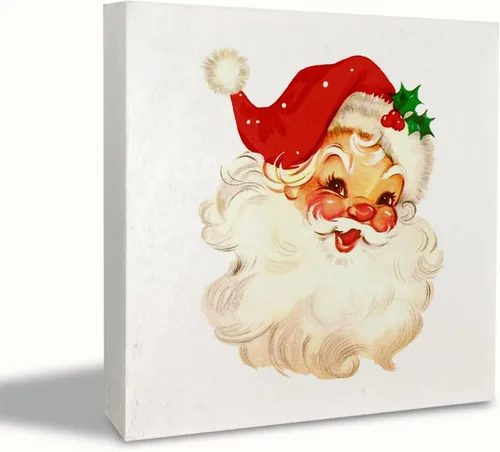 Miniatura 7 de KEUSPI Letrero de madera con texto en inglés "Merry Christmas", placa de madera de gnomo de Navidad, decoración para mesa, letreros de gnomos