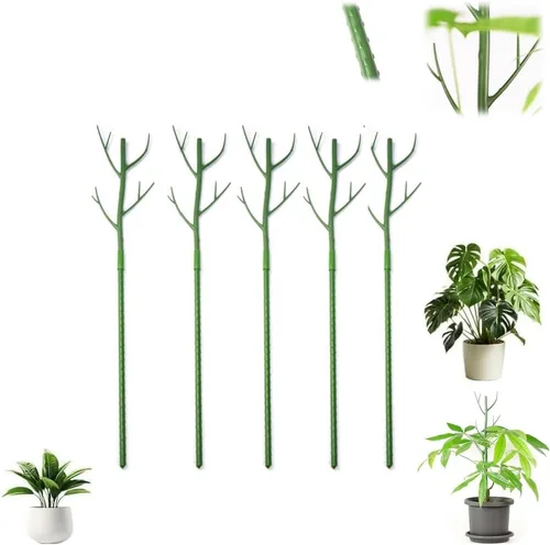 Juego de estacas para plantas, soporte apilable para plantas Monstera, estacas de soporte para plantas de jardín para plantas de interior y