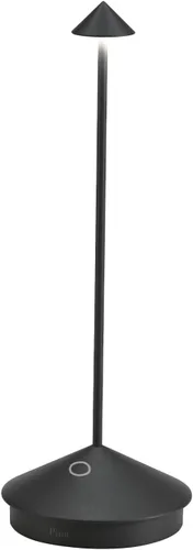 Miniatura 12 de Zafferano, Pina Pro - Lámpara de mesa inalámbrica recargable con controles táctiles, adecuada para interiores y exteriores, atenuador, 2200-3000 K
