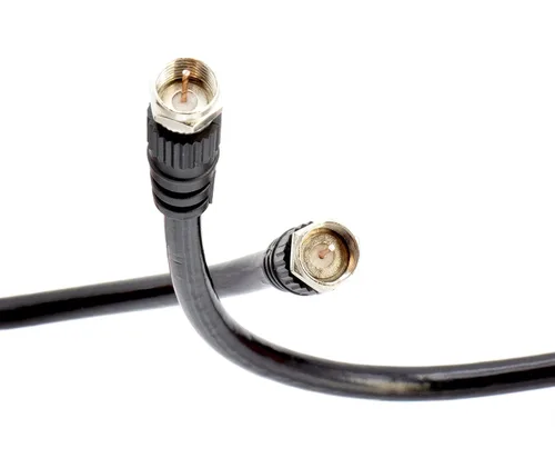 Miniatura 10 de THE CIMPLE CO Cable coaxial RG6 de 6 pies con conectores macho tipo F dorados – Coaxial de interior/exterior para televisión por cable, satélite