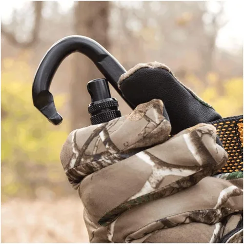 Miniatura 2 de Muddy Outdoors Arnés de Seguridad de Aluminio/Acero Resistente Fácil de Usar Diseño de Una Mano Mosquetones para Escalada en Árboles y Caza