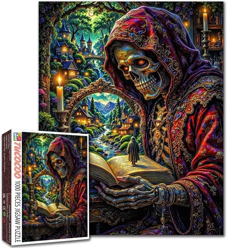 Miniatura 29 de Rompecabezas de 1000 piezas para adultos, rompecabezas de barco pirata para desafiantes juegos de actividades familiares, rompecabezas de arte