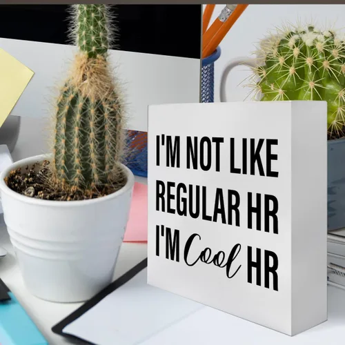 Miniatura 4 de Regalos de oficina de recursos humanos para mujeres y hombres, citas de humor de recursos humanos, compañeros de trabajo, jefe de oficina, regalos
