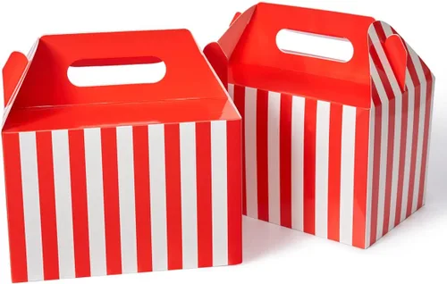 Miniatura 13 de Happyhiram Paquete de 10 Cajas Grandes a Dos Aguas, Color Marrón - Contenedores de Papel Kraft Resistentes de 9x6x6 Pulgadas para Regalos, Almuerzos