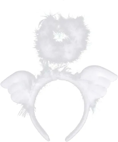 Miniatura 3 de balacoo 2 Pcs Teenage Girl Clothes Dresses Trendy Teen Girl Trendy Clothes Dress for Teen Girls Wings Headwear Angel Headband for Cosplay Black