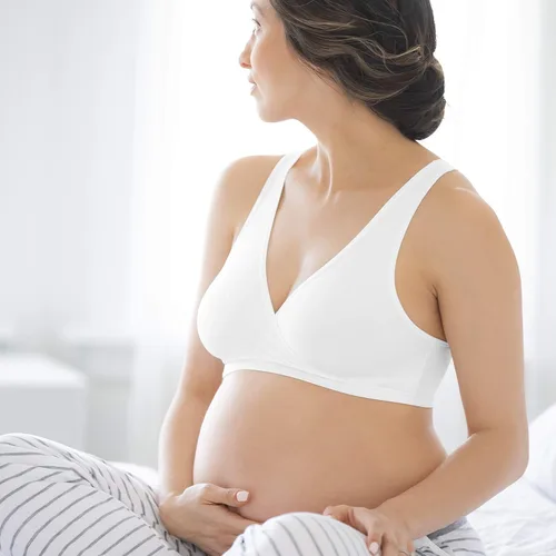 Miniatura 5 de Medela Keep Cool Sleep Bra Seamless Maternity Nursing Sleep Bra with Full Back Breathing Zone and Soft Touch Fabric