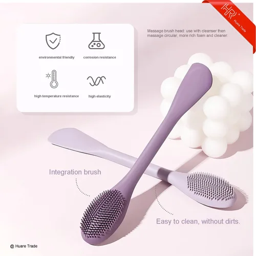 Miniatura 2 de Huare Technology - Aplicador de máscara facial de silicona, 3 unidades, pinceles para máscara facial para barro, arcilla, máscara mixta de carbón